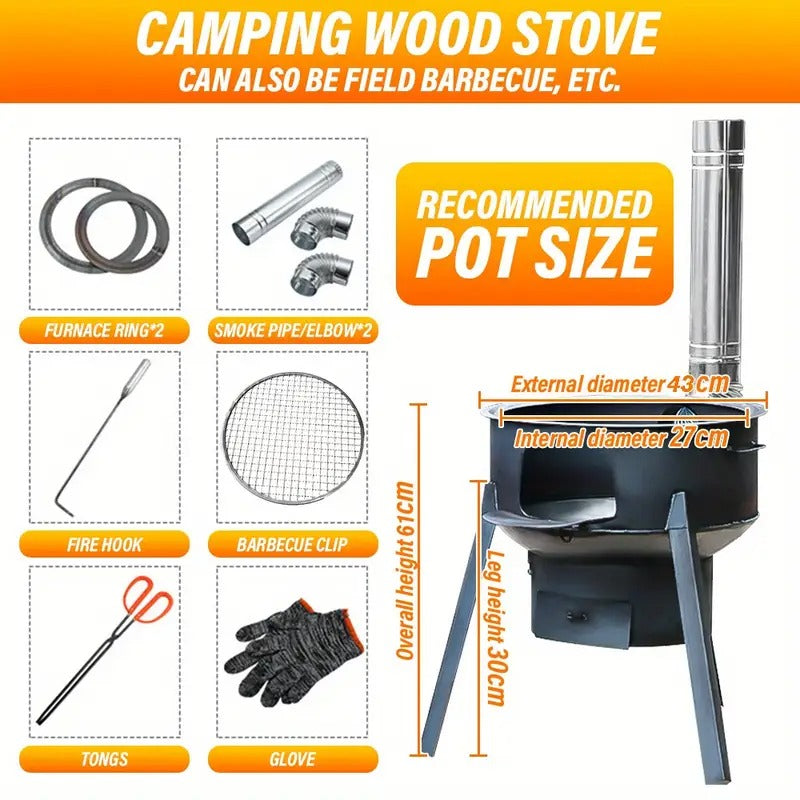 Wood Stove for Outdoor Camping