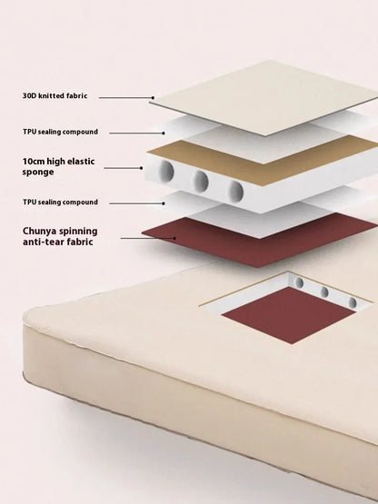 Self-Inflating Camping Single Folding Air Mat Grey