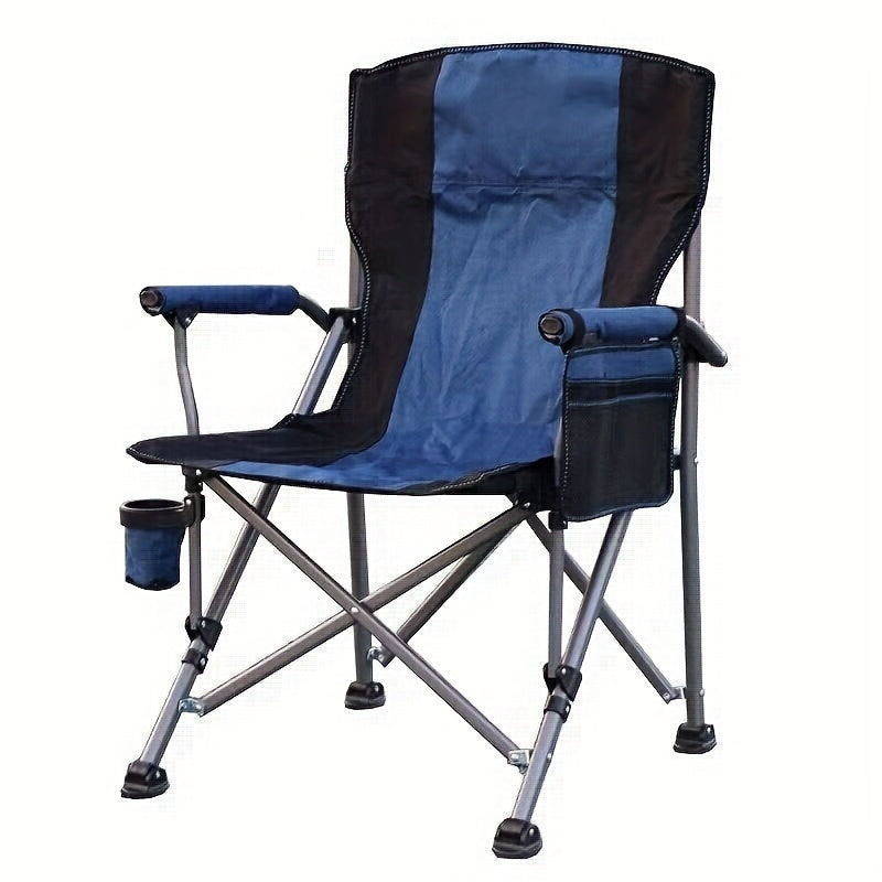 Portable Folding Recliner Chair with Side Pocket
