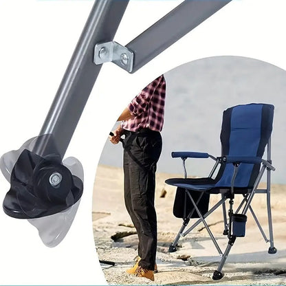 Portable Folding Recliner Chair with Side Pocket